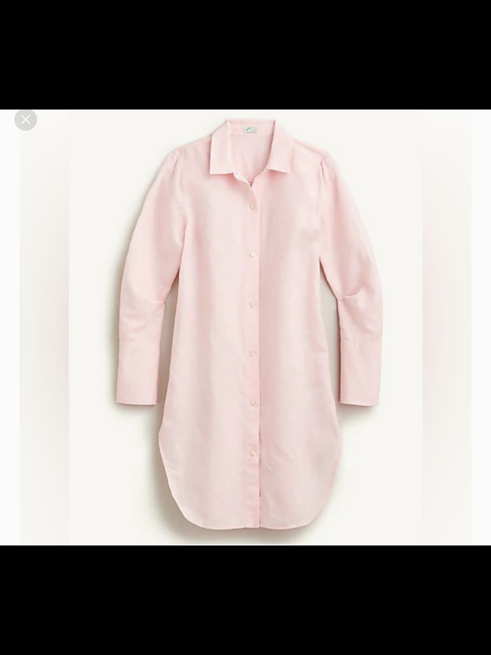 J Crew Linen Cover Up Button-Down. NEW!